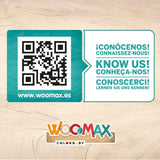 Colorbaby WOOMAX 49314 - Serrure en bois 37 X 15 X 53,5 Cm +3A Maisons de poupées Naty Shop