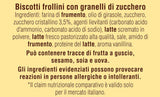 Biscuits White Mill Frollini Galletti au lait frais, 100% italien, 350 g