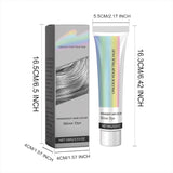 Coloration Cheveux Argent Gris Argent Crème Colorante Naturelle Crème Colorante Temporaire Crème Colorante Gris Crème Teinture Cheveux Argent Semi Permanente Pour Tous Types de Cheveux 2 Pièces Naty Shop Coloration Capillaire