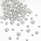 Beadland 2500Pcs Verre Nailart Strasssteine ​​​​Kristall Flatback Edelsteine ​​​​Runde, ​​​​pour Handwerk Gemischt 8 Größen SS4 ~ SS30 Mit Picking Pinzette Und Stift (Kristall Weiss)