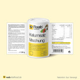Raab Vitalfood Mélange de sel de potassium, mélange de sel minéral avec 66,7 % de chlorure de sodium (eau de Cologne) et 33 % de chlorure de potassium, le potassium est destiné à l'alimentation en eau normale d'un liquide à base de sel (dose de 1 x 200 g)