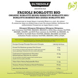 Haricots Borlotti biologiques 5 kg, Légumineuses séchées biologiques issues de cultures contrôlées, Idéales pour les salades, soupes et accompagnements, Format pratique