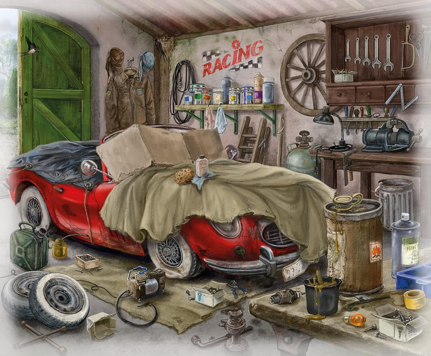 Ravensburger EXIT Puzzle - Le Manoir Fantôme - Puzzle 6X 99 pièces pour les adultes et les enfants amateurs de puzzles âgés de 10 ans et plus Puzzle Naty Shop