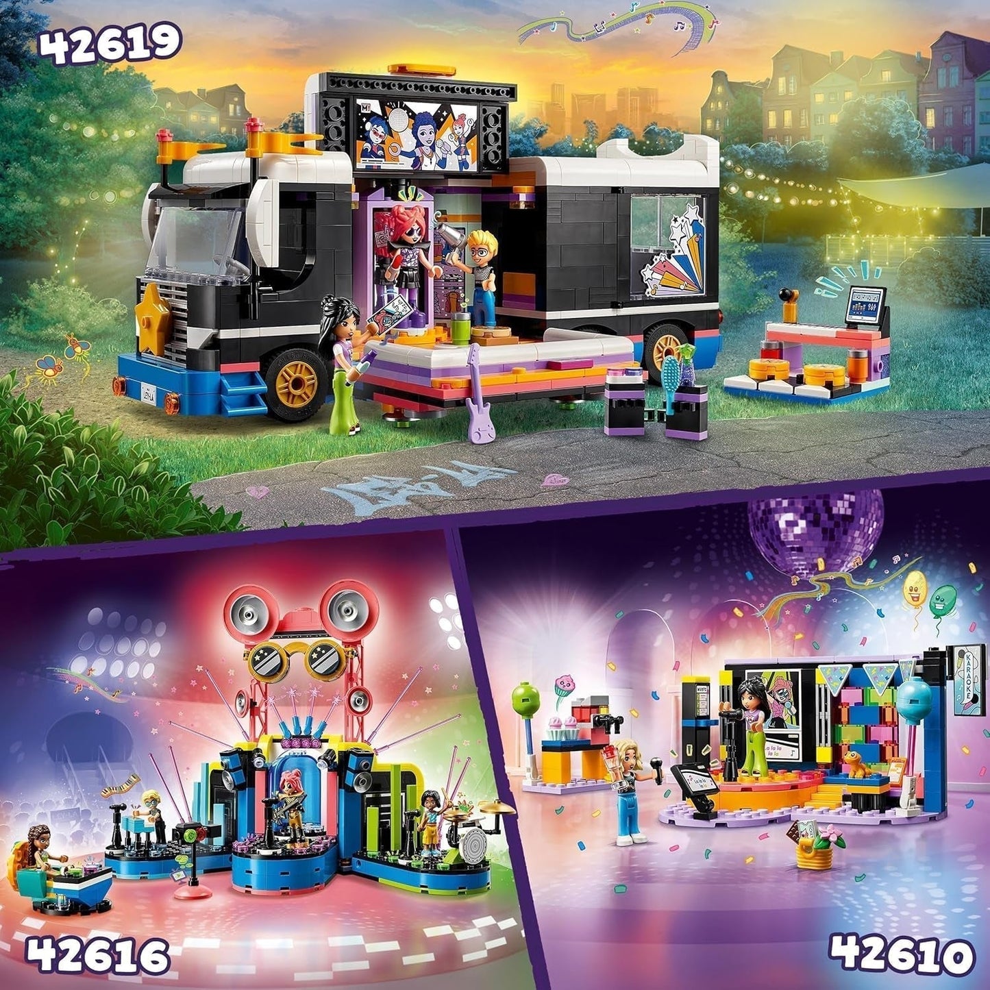 LEGO 42610 La soirée karaoké avec des amis Jeux de construction Besuche an LEGO-Store