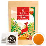WEETEE Sachets de thé vert, 100 sachets de thé vert, thé vert pur, super antioxydant | Sachets refermables | Préparation chaude ou froide