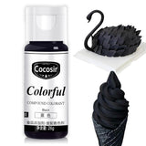 Colorant alimentaire rouge, colorant alimentaire concentré 26 g, colorant alimentaire à base d'huile, colorant alimentaire concentré sans sucre, colorant alimentaire liquide pour pâtisserie – pour beurre de cacao, crème au beurre