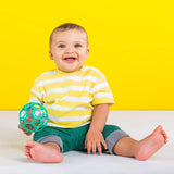 Bright Starts Little Shakers Coffret cadeau 6 pièces – Hochets et anneaux de dentition pour bébé sans BPA, faciles à attraper, unisexe pour nouveau-né +