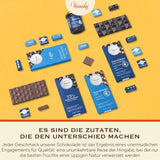 Venchi - Pack de 6 tablettes de chocolat noir aux noisettes, 600g - Sans sucre ajouté - Sans édulcorants artificiels - Sans gluten - Vegan - Idée cadeau