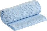 Family Bedding Couverture Cellulaire Rose pour Lit Double, Coton, Grand Couvre-lit Réversible, Légère, Thermique, Douce, Couverture Cellulaire Traditionnelle, 230 X 230 Cm Couettes et Couettes Naty Shop Bleu Lit Double (230X230Cm)