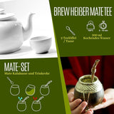 VITSTORM® Slim Tea Cardamome – Thé BIO Yerba Mate – Thé détox et diurétique – 100G