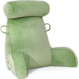 Oreiller de lecture XL pour lit et canapé avec tour de cou amovible, oreiller de dos idéal pour adultes avec mousse à mémoire de forme pour lire, travailler, jouer, regarder la télévision, se détendre (rose)