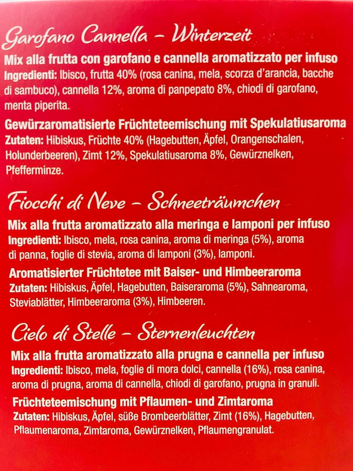 Pompadour 1913 Collection Hiver Assortiment de tisanes et de fruits décaféinés - 1 x 30 sachets de thé (82,5 grammes)