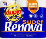Papier toilette double Renova, 18 rouleaux