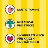 DREAMIES SHAKE UPS Friandises multivitaminées pour chats du festival des fruits de mer en sachets portionnés - 55 g (6 sachets)