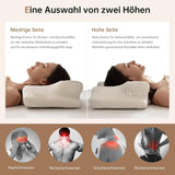 Homyrium Oreiller Cervical Ergonomique Oreiller Orthopédique Oreiller de Soutien du Cou en Mousse à Mémoire Oreiller Anti-Ronflement Oreiller pour Dormeur Latéral Oreiller pour Le Dos et Le Ventre Gris Oreillers Orthopédiques Cervicaux Naty Shop