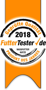 MjAMjAM - Nourriture humide de qualité supérieure pour chats - Pack mixte I - Poulet, bœuf, cœurs, paquet de 6 (6 x 200 g), sans céréales avec viande supplémentaire