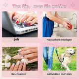 24 pièces rose couleur unie faux ongles auto-adhésif neutre faux ongles moyen carré gel doux pour les femmes bricolage couverture complète paillettes faux ongles