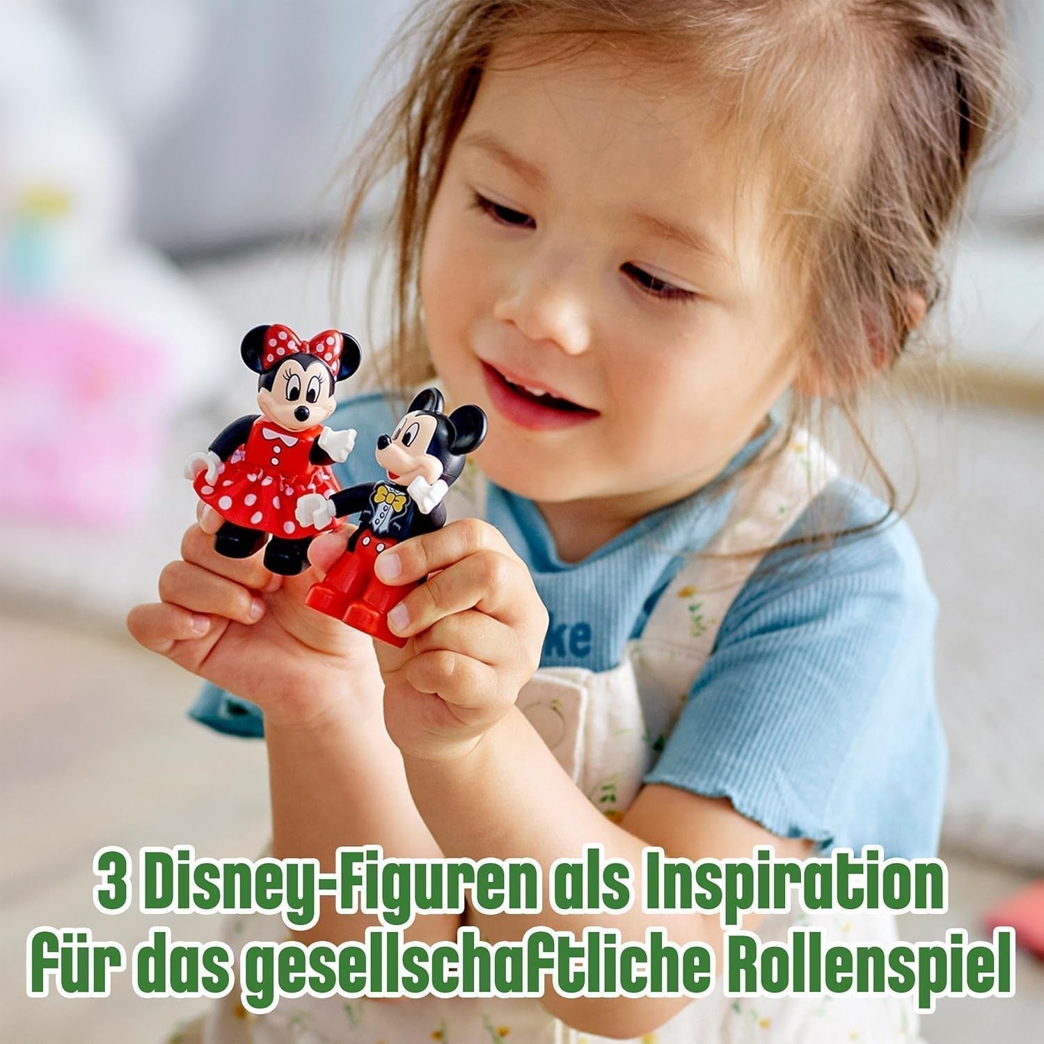 LEGO 10941 DUPLO Disney Le train d'anniversaire Mickey et Minnie, train jouet avec gâteau et ballons, cadeau pour les enfants à partir de 2 ans Jeux de construction Besuche den LEGO-Store