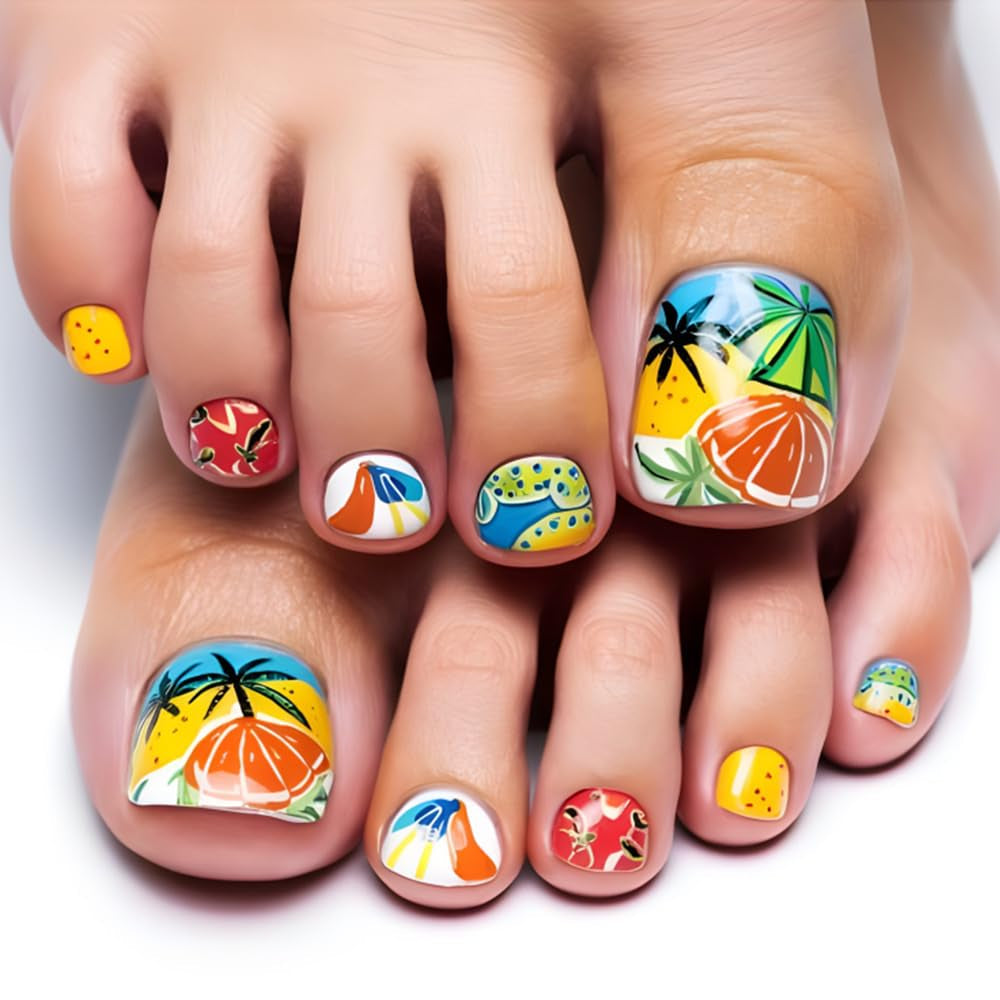 Ensemble de faux ongles adhésifs – Faux ongles français – 24 pièces, design carré court, ongles artificiels dégradés blanc et rose, manucure ballerine (dégradé rose court)