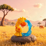Playgro Jerry Giraffe Anneau de dentition - Anneau de dentition pour bébé - Anneau de dentition en silicone - Anneau de dentition en silicone - Aide à la dentition - Silicone - Anneau de dentition pour bébé - Coloré