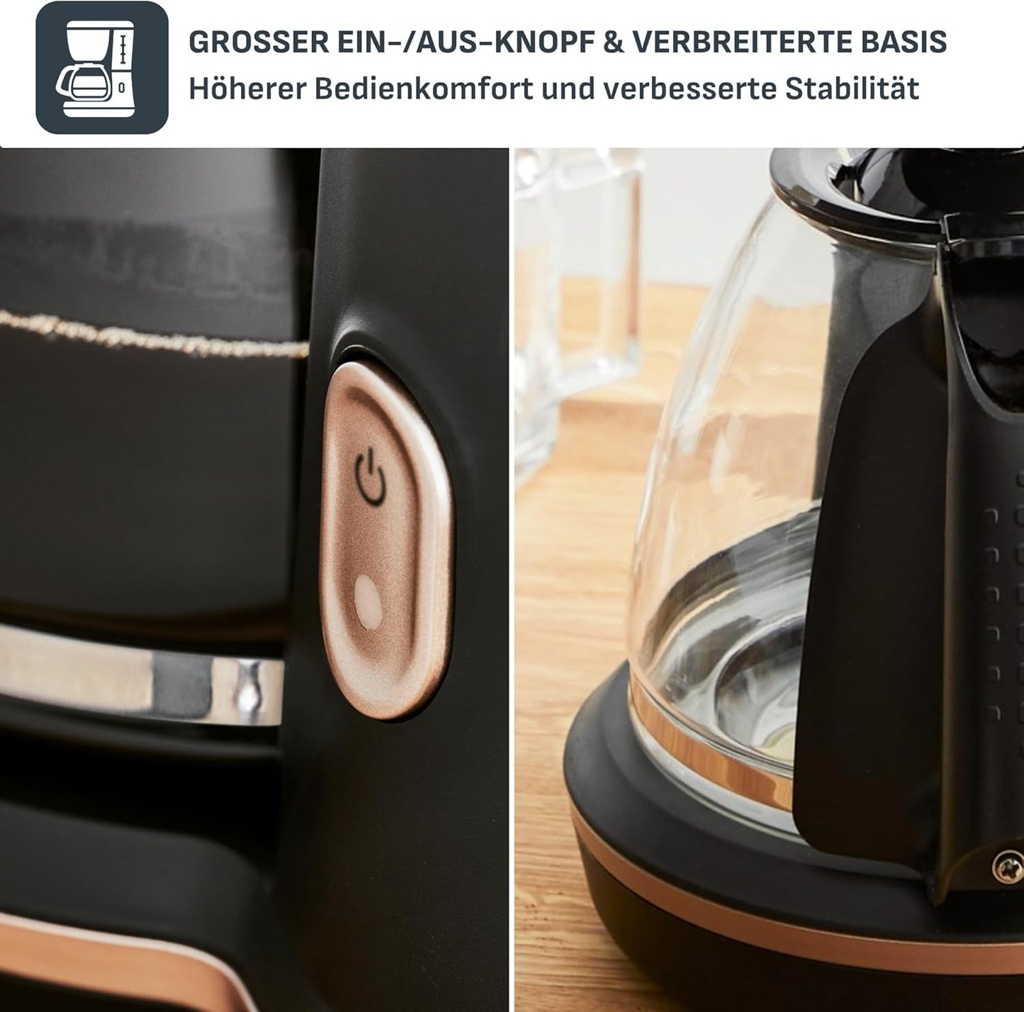 Tefal Includeo Filter Machine à Expresso, Machine à Expresso Extrêmement Facile à Utiliser, Adaptée aux Droitiers et aux Gauchers, Ouverture Automatique du Couvercle, 1,25 L, 10 à 15 Tasses, CM533811