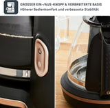 Tefal Includeo Filter Machine à Expresso, Machine à Expresso Extrêmement Facile à Utiliser, Adaptée aux Droitiers et aux Gauchers, Ouverture Automatique du Couvercle, 1,25 L, 10 à 15 Tasses, CM533811
