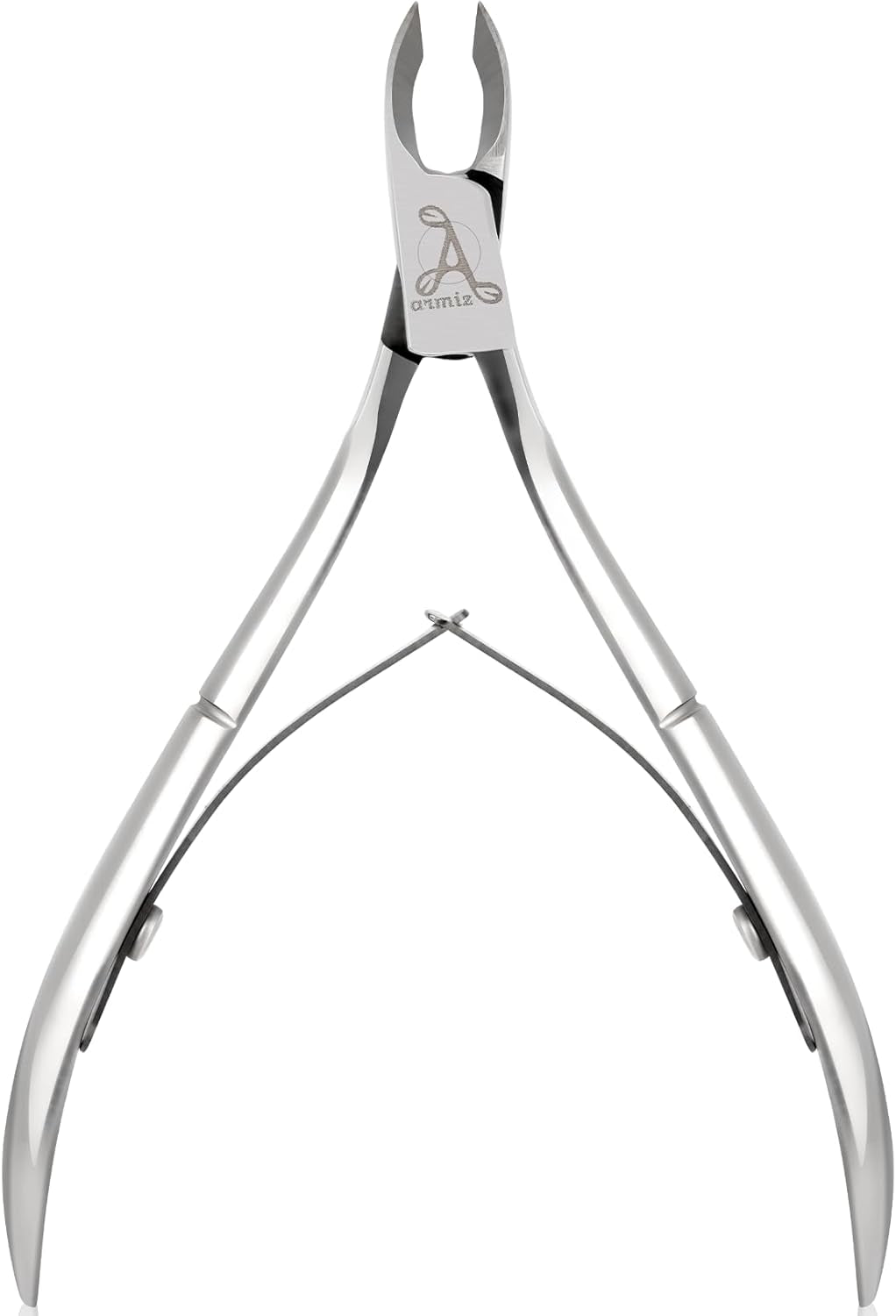 ARMIZ Ensemble 4 pièces repousse-cuticules et pinces, ensemble d'outils professionnels pour enlever les cuticules, pince multi-usages en acier inoxydable pour manucure et pédicure