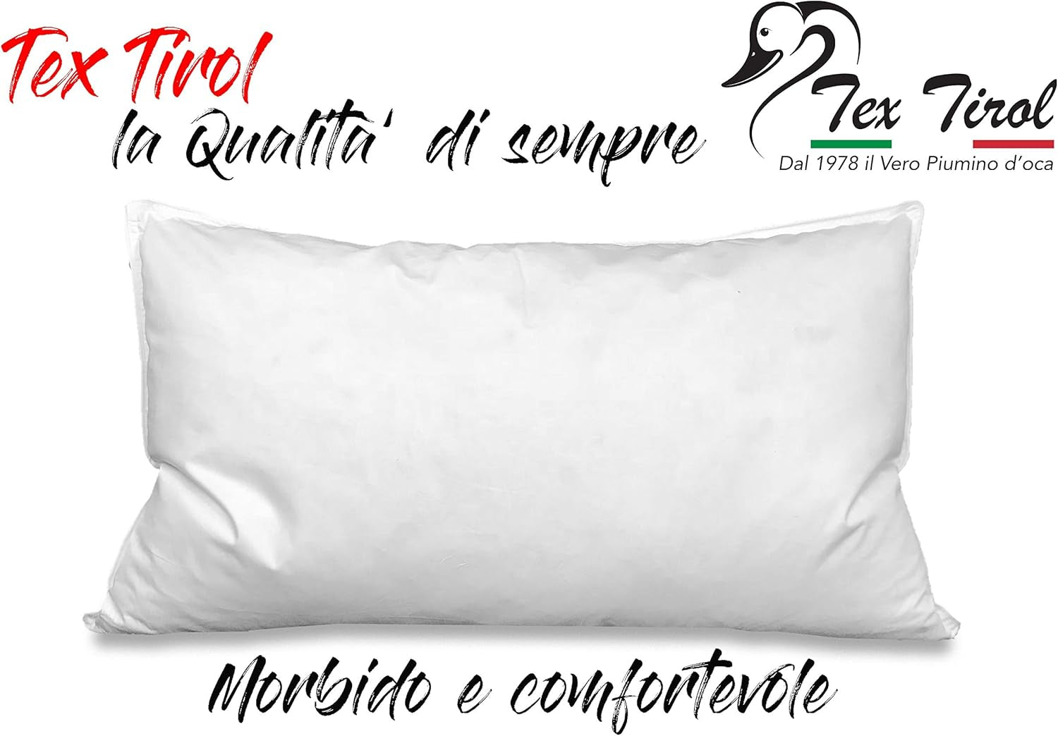 Oreiller Dolomiti Tex Tirol, duvet, duvet d'oie Oreillers standard Naty Shop