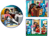 LEGO Ç€ Disney Beach House de "Lilo et Stitch" - Jouet à construire avec 6 pièces, observatoire, vaisseau spatial et 5 figurines - cadeau d'anniversaire pour filles et garçons de 9 ans et plus et fans 43268 Besuche den LEGO-Store sets de construction