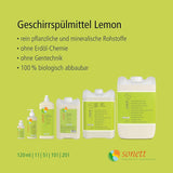 Liquide vaisselle Sonett Citron Détergents de Cuisine Naty Shop