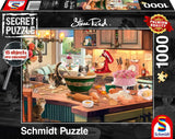 Schmidt Spiele 59919 Puzzle secret, À la table de la cuisine, 1 000 pièces, Coloré, Grand Puzzle Naty Shop Titre par défaut