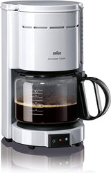Machine à expresso Braun KF 47 BK - Machine à expresso avec filtre et carafe en verre pour café filtre classique, café aromatique grâce au système OptiBrew, système anti-goutte, arrêt automatique, noir