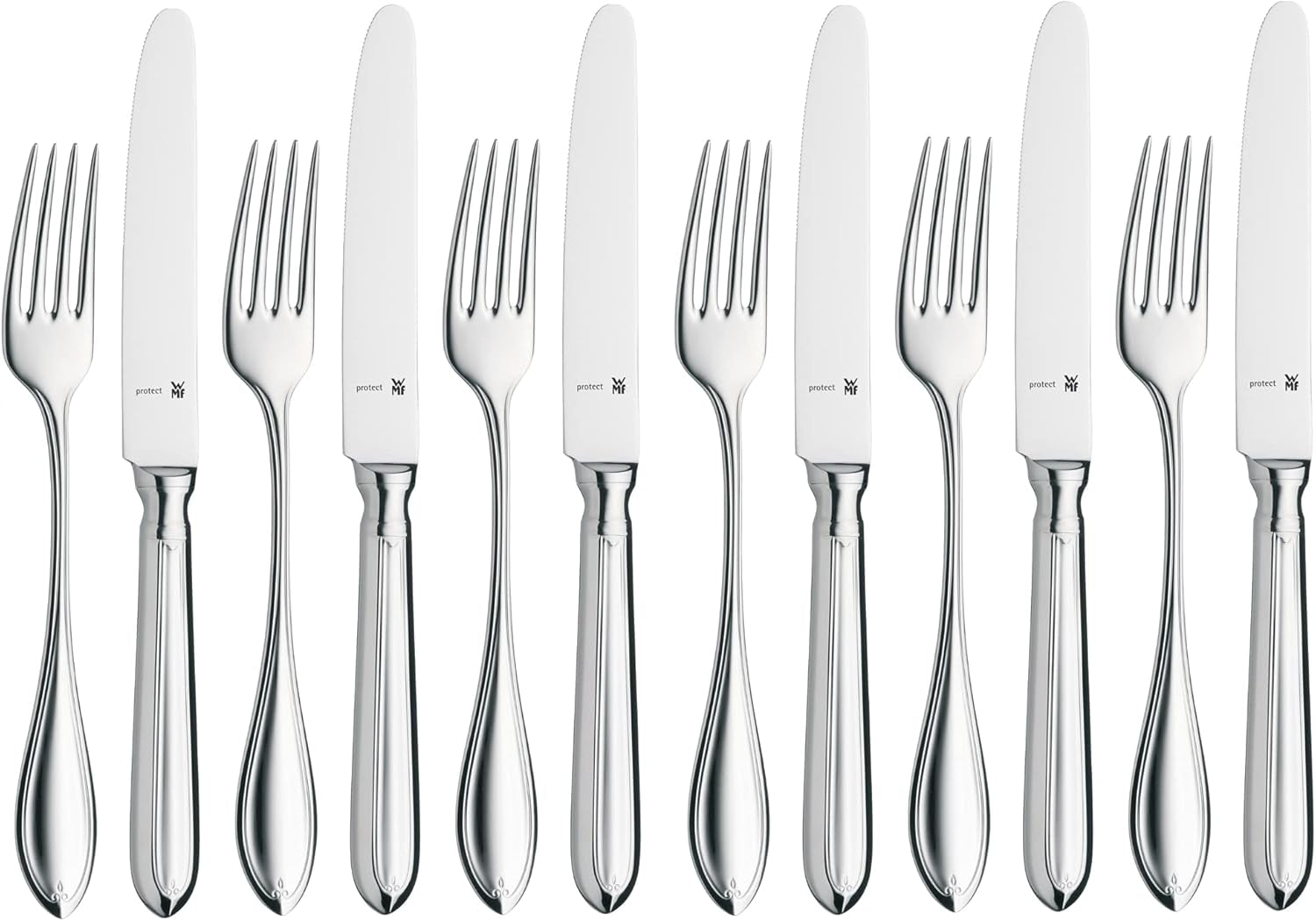 WMF Premiere, 12 pièces, pour 6 personnes, couverts de petit-déjeuner Cuisine Naty Shop