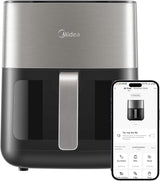Friteuse à air chaud Midea 2L, friteuse à air 1150W, sans huile, friteuse à air chaud, fonction d'arrêt automatique, appareils ménagers Naty Shop 6L