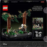 LEGO 75353 Star Wars Poursuite sur Endor - Ensemble diorama, Le retour du Jedi avec Luke Skywalker, la princesse Leia, le Scout Trooper et les Speeder Bikes, ensembles de construction du 40e anniversaire Besuche an LEGO-Store