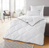Badenia Trendline Couette résistante à l'ébullition, légère pour l'été, lavable en machine jusqu'à 95 degrés, 135 x 200 cm, certifiée Oeko-Tex, fabriquée en Allemagne Quilts et Quilts Naty Shop
