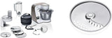 Robot ménager Bosch Série 4 MUM5X720, balance intégrée, bol inox 3,9L, mixeur 1,25L, 1000W Accessoires Alimentation et Allaitement Bebe Naty Shop Pack disques Champagne Blanc 2 accessoires