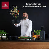 Gerlach Flow Besteck-Set 6 Personen Spülmaschinenfest Essbesteck Besteck Aus Edelstahl Messer Gabel Löffel Teelöffel Tafelbesteck Rostfrei 24 Stk, Silberglänzend Kitchen Naty Shop