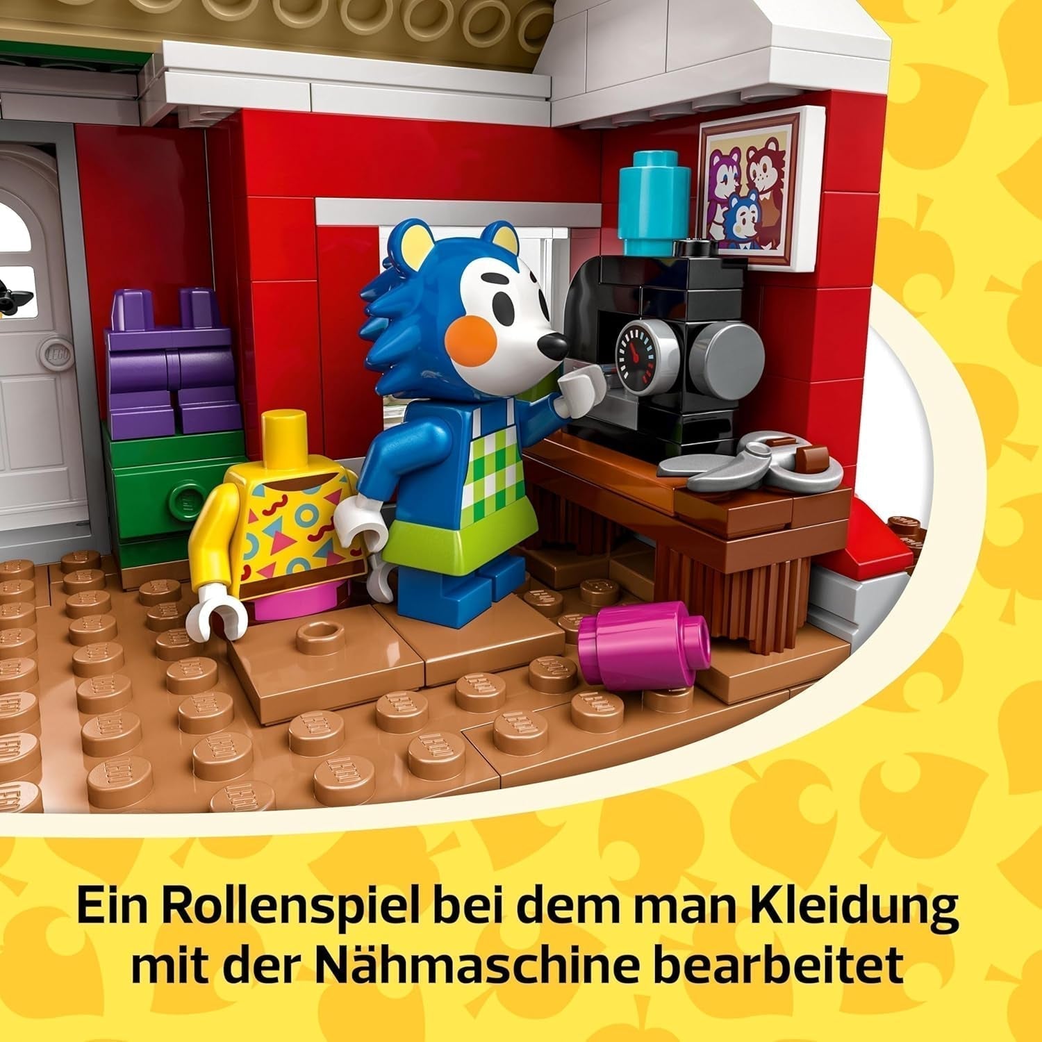 LEGO Animal Crossing Tailoring Sisters Ensemble de construction de jeu de rôle créatif, cadeau pour les filles, les garçons et les fans de jeux vidéo à partir de 6 ans, Ensemble de jeu d'aventure 77055 Ensembles de construction Besuche den LEGO-Store