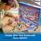 Calendrier de l'Avent LEGO City 2024, cadeau de l'Avent pour les enfants à partir de 5 ans, 24 surprises, figurines en salopette de Noël, Père Noël et Mme Père Noël, cadeau de Noël 60436 Jeux de construction Besuche den LEGO-Store