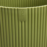 elho Vibes Fold Bowl 25 - Pots de fleurs d'intérieur - 100% plastique recyclé - Ø 24,9 x H 12,1 cm - Vert/Ferngrün