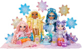 Rainbow High Winter Wonderland - Skyler (Bleu) - Poupée mannequin de neige à accumulation d'eau magique cachée de 28 cm avec ensemble de bonhomme de neige, convient aux enfants et aux collectionneurs de 4 à 12 ans Naty Shop Dolls