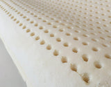 Oreiller en latex naturel Modèle Double Wave - Oreiller en latex perforé Ultra respirant Récupération naturelle et saine - Confort maximal Ergonomique Antibactérien - 100% Made in Italy Oreillers standards Naty Shop