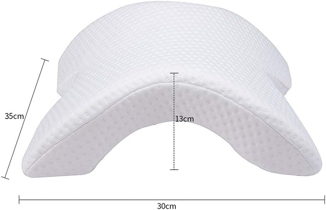MINGZE Oreiller multifonctionnel en mousse à mémoire de forme, oreiller cervical en forme de U, oreiller de sommeil à rebond lent, oreiller à pression de rebond, oreiller en soie glacée pour la protection des mains et du cou, oreillers orthopédiques cervicaux Naty Shop