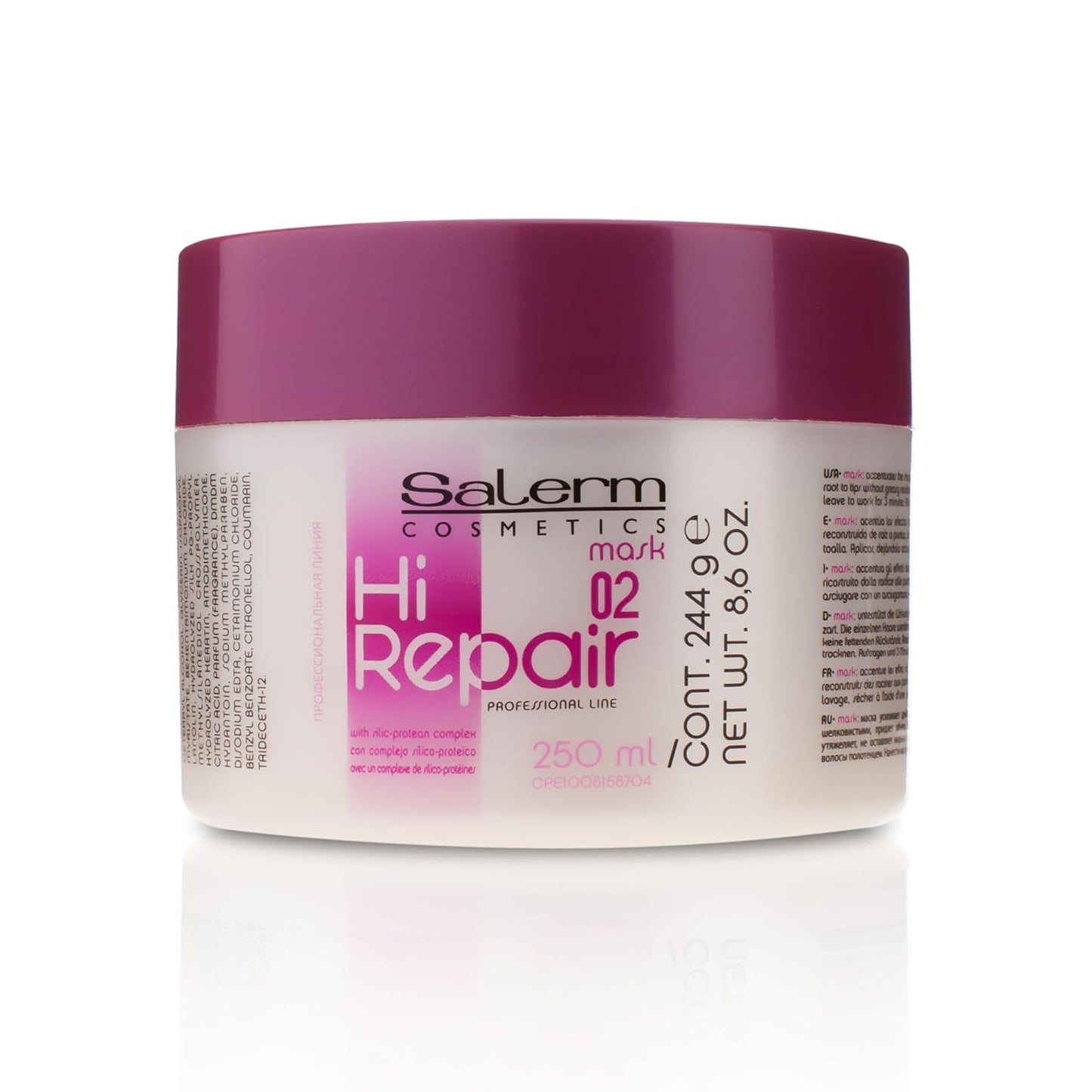 Masque Hi Repair 02 250 ml Naty Shop Masque Capillaire 250 Ml (1 paquet)