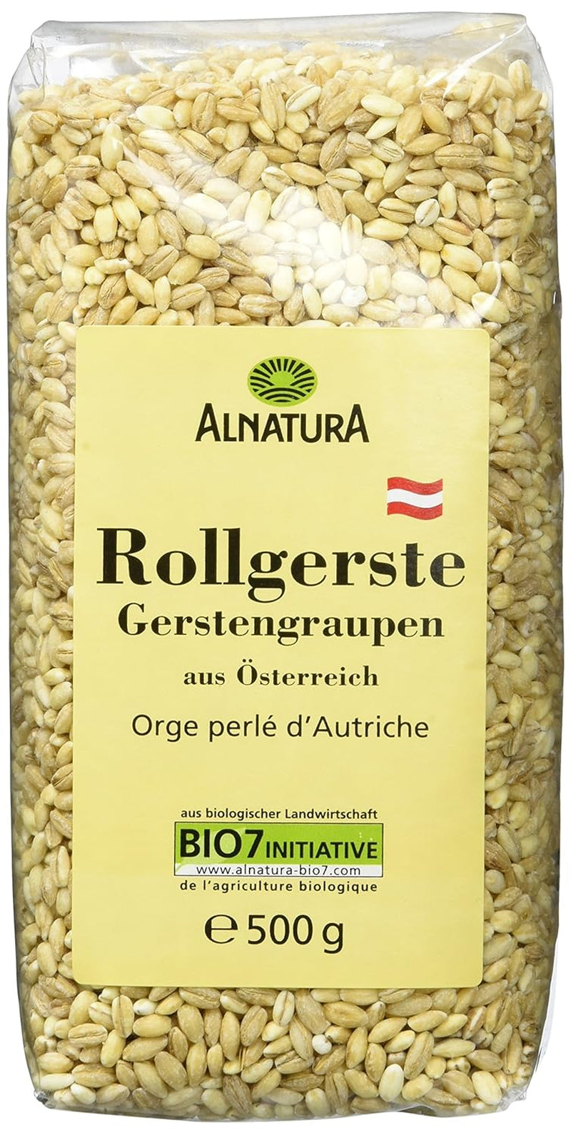 Orge perlé biologique, orge perlé, 500g