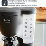 Tefal Includeo Filter Machine à Expresso, Machine à Expresso Extrêmement Facile à Utiliser, Adaptée aux Droitiers et aux Gauchers, Ouverture Automatique du Couvercle, 1,25 L, 10 à 15 Tasses, CM533811