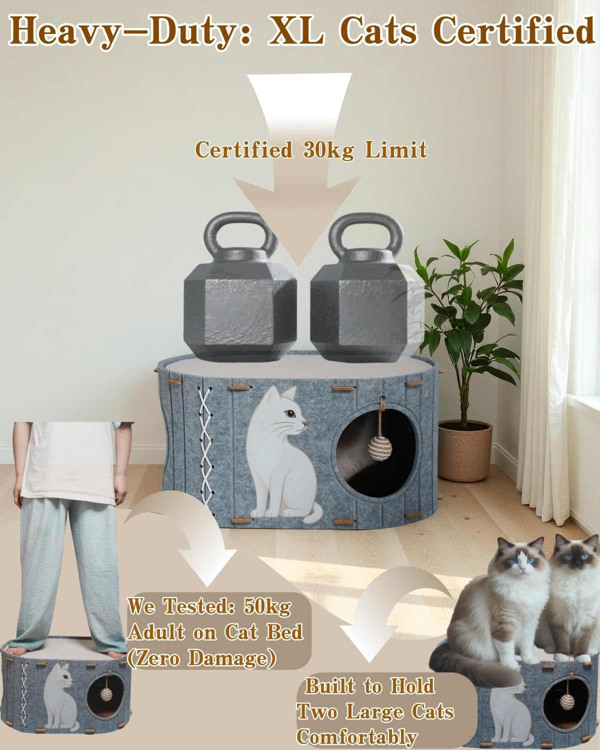 Couvertures et meubles, Animaux, Grottes et maisons, Chats, Lits pour chats, Chats - lits, matelas
