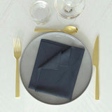 Soleil D'Ocre, lot de 3 serviettes 45X45 cm luxe bleu nuit