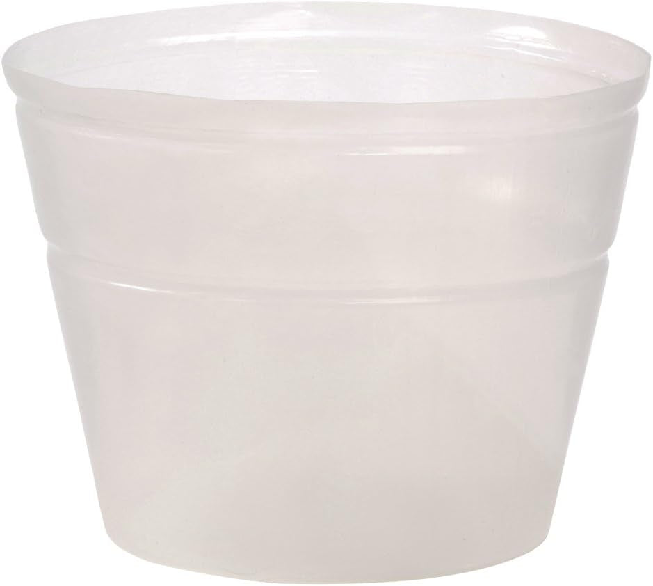 Support pour pot Dehner, flexible, Ø 40 cm, hauteur 31 cm, plastique, transparent